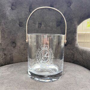 Ralph Lauren Crystal Metal Handle Ice Bucket